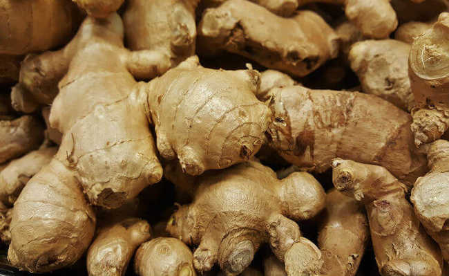 gengibre Alimentos que ajudam a emagrecer
