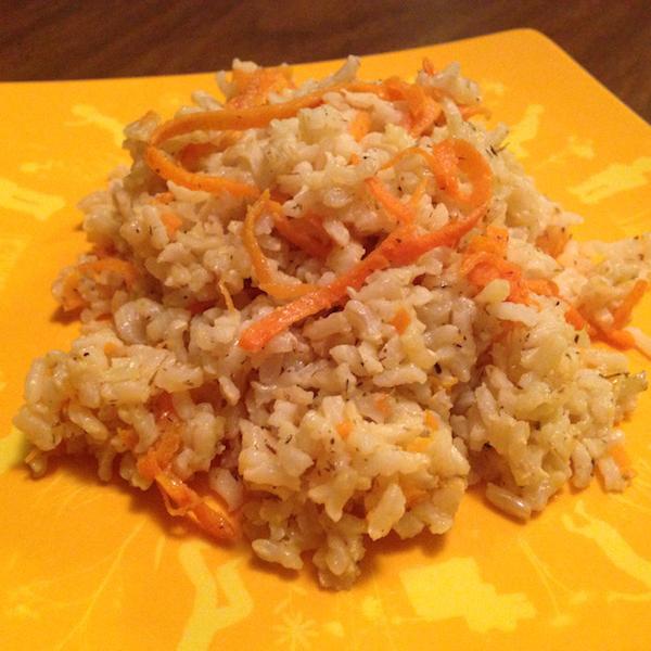 Resultado de imagem para arroz integral com cenoura