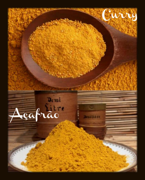 Resultado de imagem para Açafrão e Curry