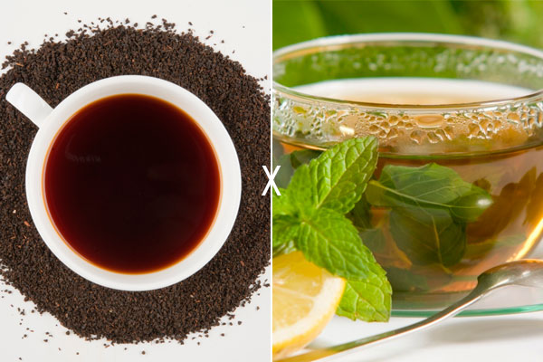 Resultado de imagem para Chá verde e preto